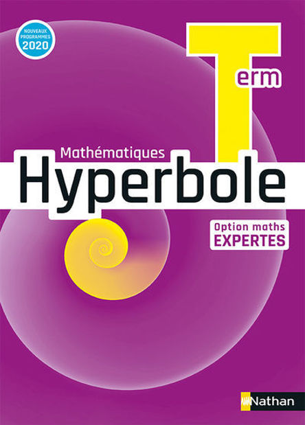 Image de Hyperbole mathématiques terminale : option maths expertes : nouveaux programmes 2020