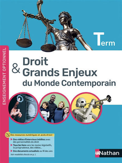 Image de Droit & grands enjeux du monde contemporain terminale : enseignement optionnel