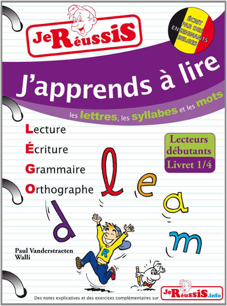 Image de J'apprends à lire les lettres, les syllabes et les mots - livret 1