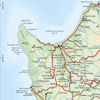 Image de Carte physique de CHYPRE -  100x70cm (rouleau)