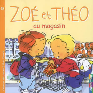 Image de Zoé et Théo au magasin