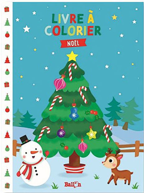 Image de Noël : livre à colorier