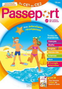 Picture of Passeport du CE1 au CE2, 7-8 ans : toutes les matières : nouveaux programmes
