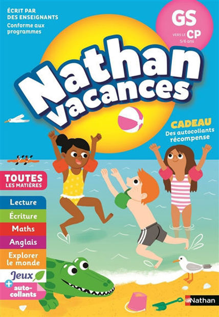 Image de Nathan vacances, GS vers le CP, 5-6 ans : toutes les matières