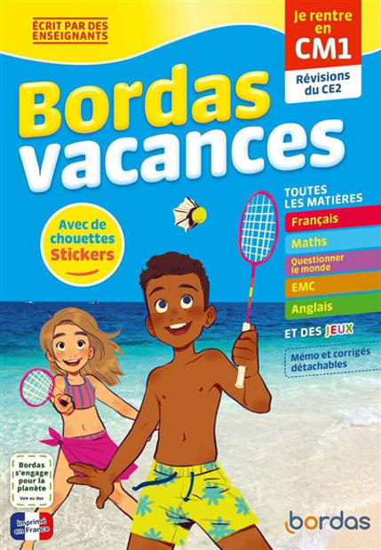 Image de Bordas vacances : je rentre en CM1 : révisions du CE2