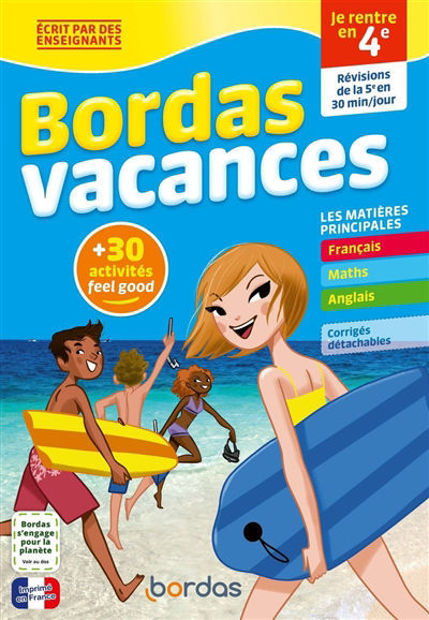 Image de Bordas vacances : je rentre en 4e : révisions de la 5e en 30 minutes par jour