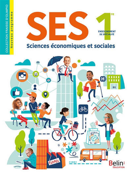 Image de SES, sciences économiques et sociales 1re : enseignement de spécialité : nouveau programme