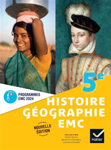Image de Histoire géographie, EMC 5e, cycle 4 - EDITION 2024