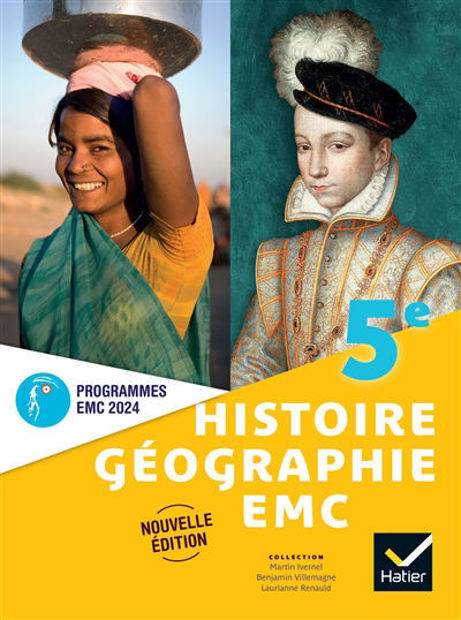Image de Histoire géographie, EMC 5e, cycle 4 - EDITION 2024