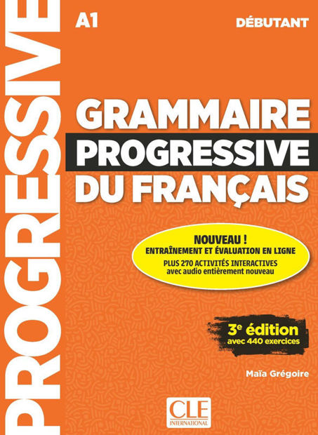 Image de Grammaire progressive du français - Niveau débutant (A1) - Livre + Audio téléchargeable + Appli-web